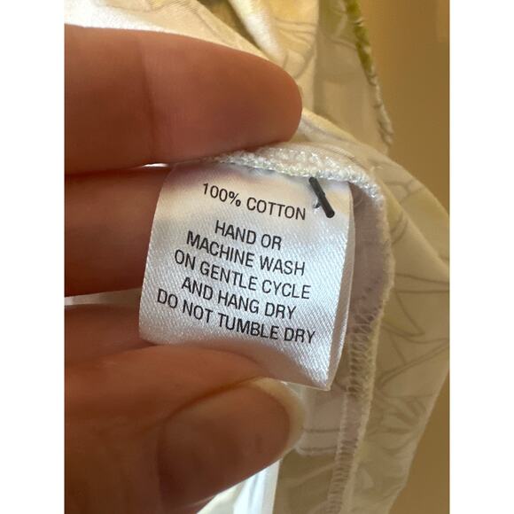 Coco Shop Yellow Tropical Floral Cotton Maxi Dress Small - Picture 9 of 9